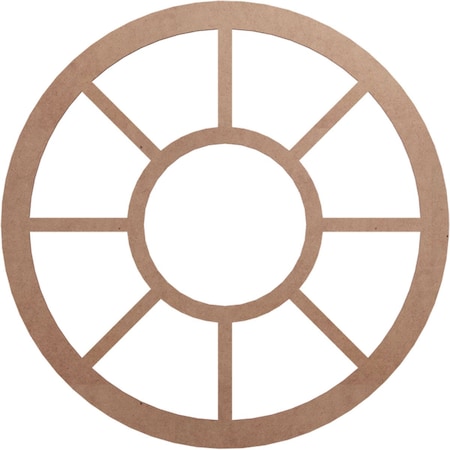 Ekena Millwork Grace Wood Fretwork Pierced Ceiling Medallion, Wood (Paint Grade), 32"OD x 11 5/8"ID x 3/8"T CMWP32X0375GRMF